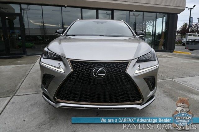 2018 Lexus NX 300 F Sport / AWD / Premium Pkg / Heated & Cooled Leather Seats / Heated Steering / Navigation / Sunroof / Lane Watch & Forward Collision Alert / Blind Spot Alert / Keyless Entry & Start / Back Up Cam Anchorage AK
