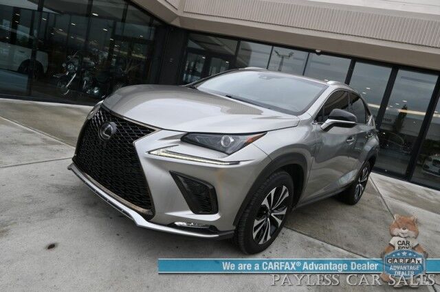 2018 Lexus NX 300 F Sport / AWD / Premium Pkg / Heated & Cooled Leather Seats / Heated Steering / Navigation / Sunroof / Lane Watch & Forward Collision Alert / Blind Spot Alert / Keyless Entry & Start / Back Up Cam Anchorage AK