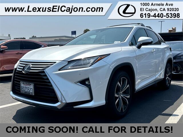 2018 Lexus RX 350 San Diego County CA