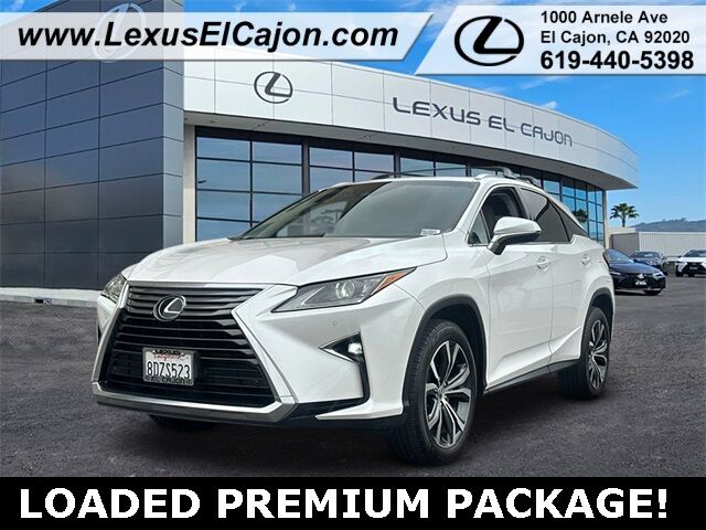 2018 Lexus RX 350 San Diego County CA