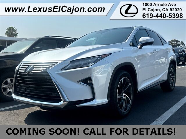 2018 Lexus RX 350 San Diego County CA