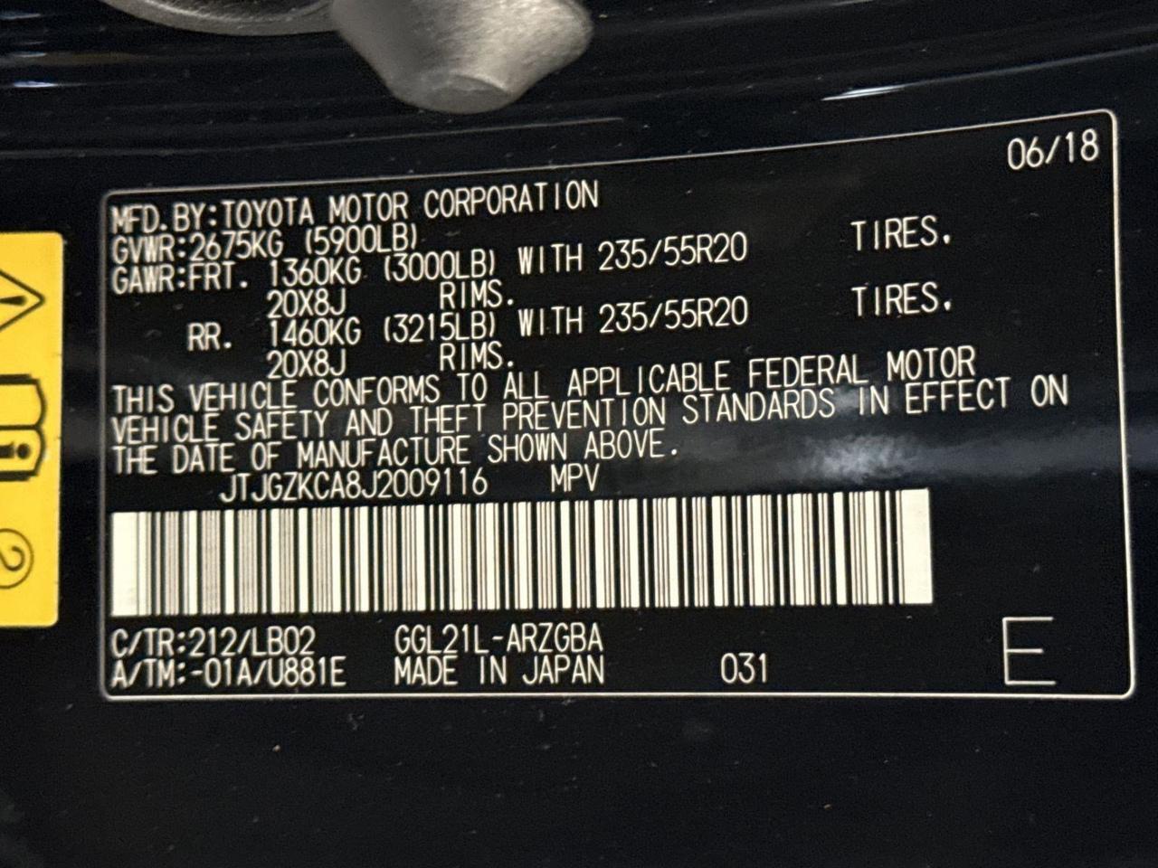 2018 Lexus RX 350L Premium San Antonio TX