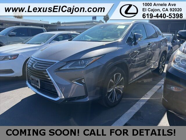 2018 Lexus RX 450h San Diego County CA 2018 Lexus RX 450h San Diego County CA