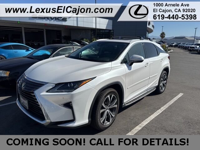 2018 Lexus RX 450h San Diego County CA