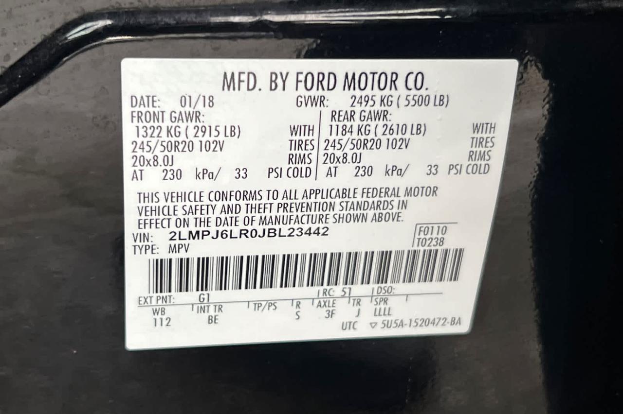 2018 Lincoln MKX Reserve Roseville CA