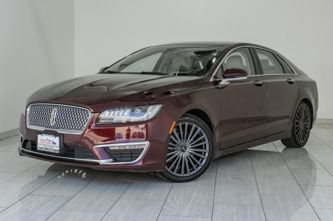 2018 Lincoln MKZ RESERVE AWD BLIND SPOT ASSIST NAVIGATION SUNROOF LEATHER SEATS REAR CAMERA KEYLESS START Carrollton TX