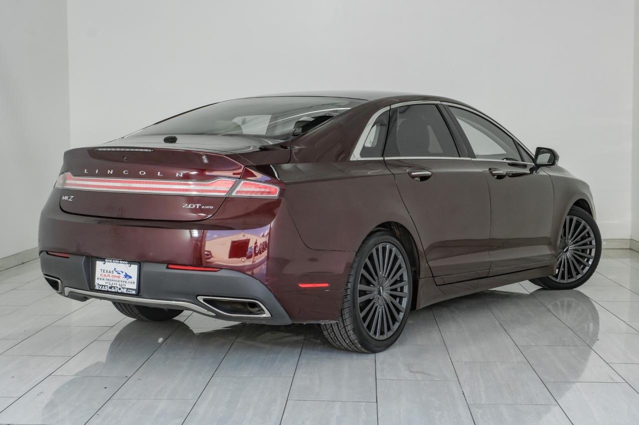 2018 Lincoln MKZ RESERVE AWD BLIND SPOT ASSIST NAVIGATION SUNROOF LEATHER SEATS REAR CAMERA KEYLESS START Carrollton TX