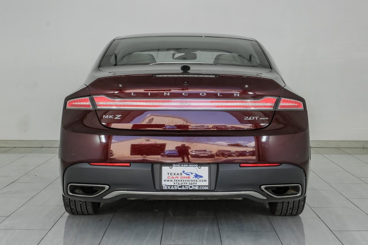 2018 Lincoln MKZ RESERVE AWD BLIND SPOT ASSIST NAVIGATION SUNROOF LEATHER SEATS REAR CAMERA KEYLESS START Carrollton TX