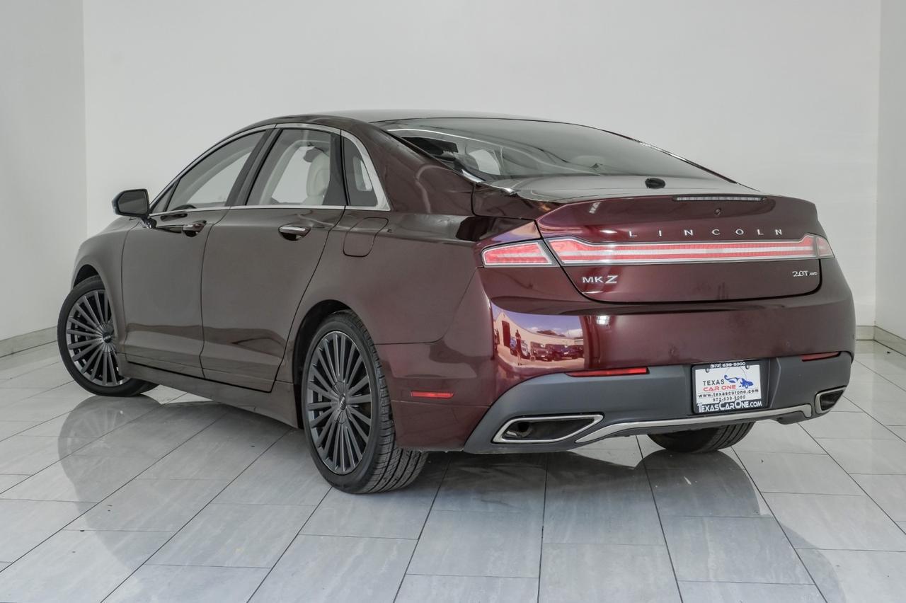 2018 Lincoln MKZ RESERVE AWD BLIND SPOT ASSIST NAVIGATION SUNROOF LEATHER SEATS REAR CAMERA KEYLESS START Carrollton TX