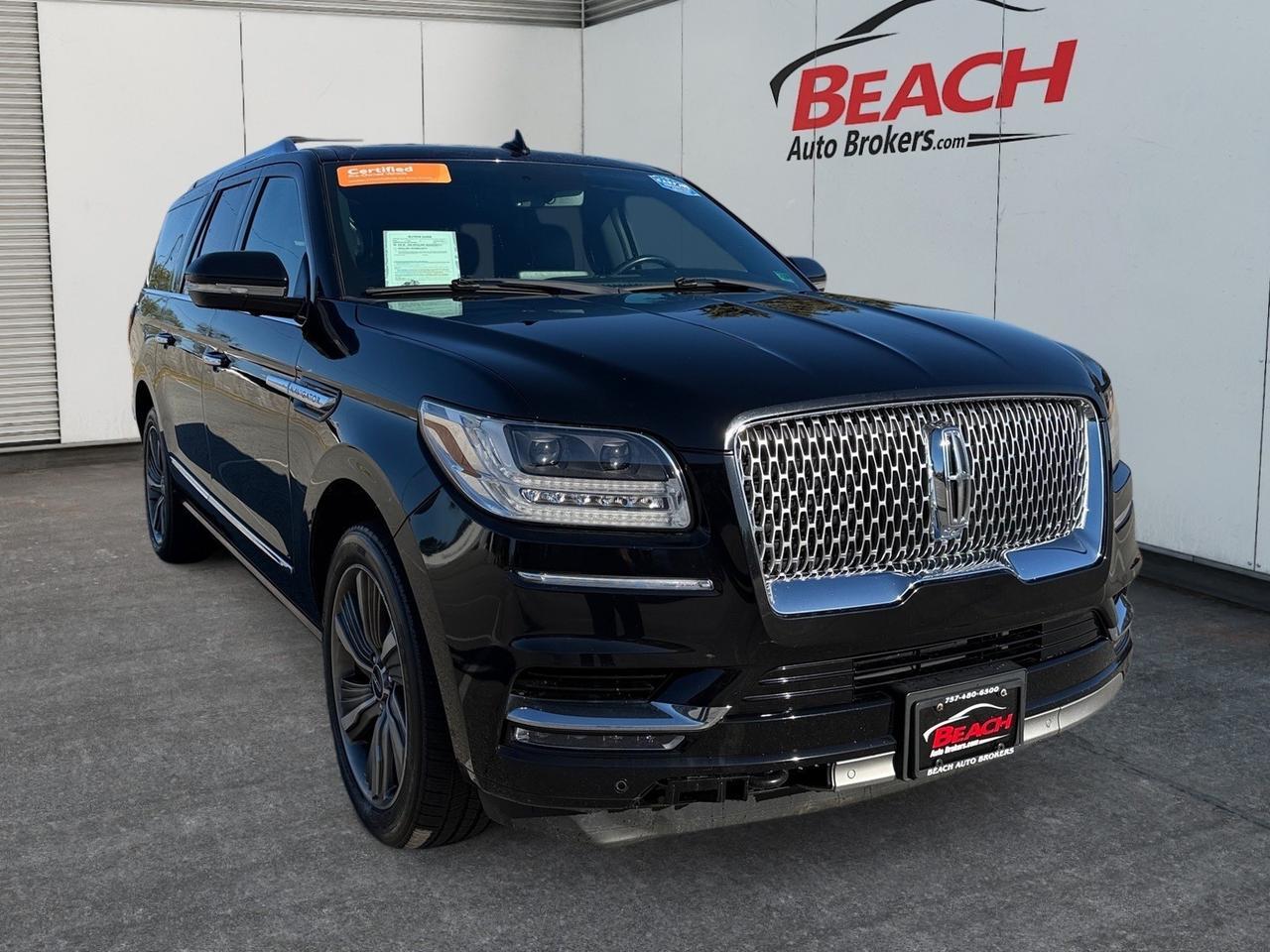 2018 Lincoln Navigator L Reserve, HEATED AND VENTILATED SEATS, HEATED 2ND ROW, POWERED 3RD ROW, MOONROOF, POWER RUNNING BOARDS, POWER LIFTGATE W/ FOOT ACTIVATION, REMOTE START, BACKUP CAMERA, HEATED AND POWER FOLDING MIRRORS, HEATED STEERING WHEEL, CLEAN CARFAX, ONLY 1 OWNER