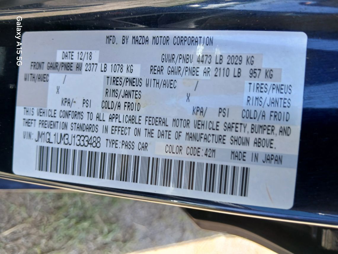 2018 MAZDA MAZDA6 Sport Sedan 4D Maitland FL