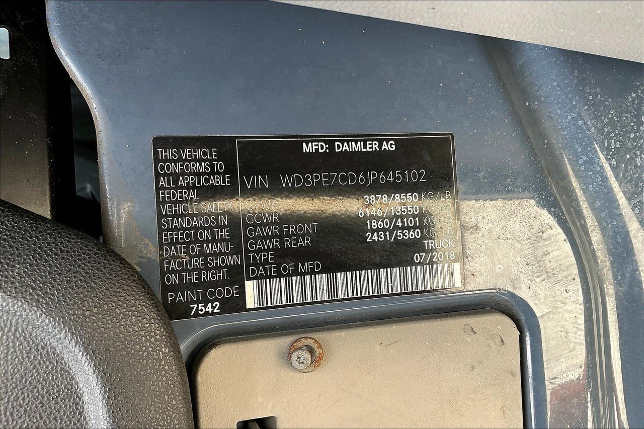 2018 MERCEDES-BENZ SPRINTER 2500 Houston TX