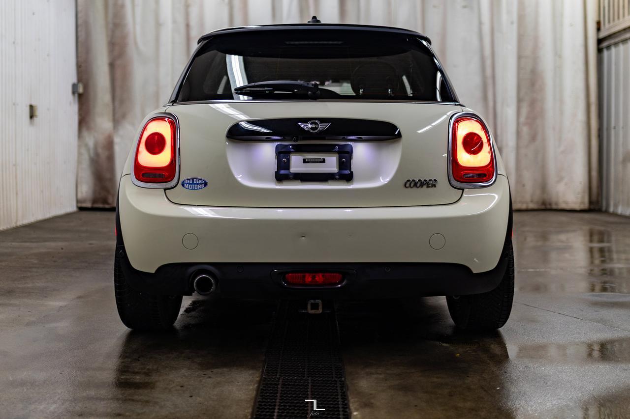 2018 MINI Cooper 3 Door Hatchback Manual Leather Roof Nav Red Deer AB