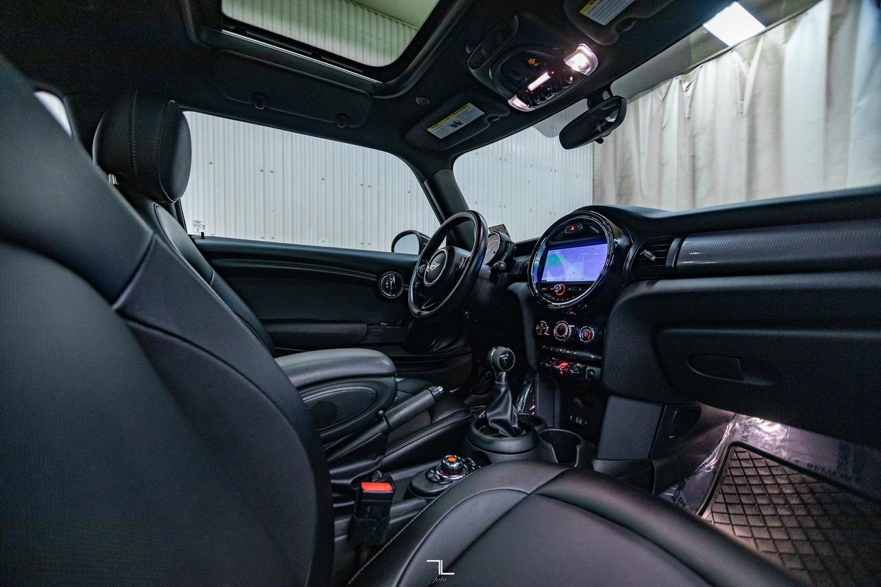 2018 MINI Cooper 3 Door Hatchback Manual Leather Roof Nav Red Deer AB