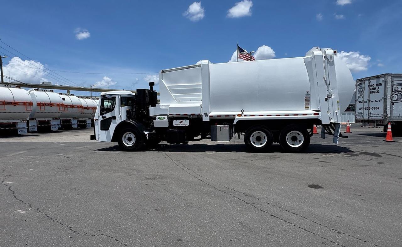 2018 Mack LR613 31 Yard New Way Side Loader Garbage Truck Tampa FL