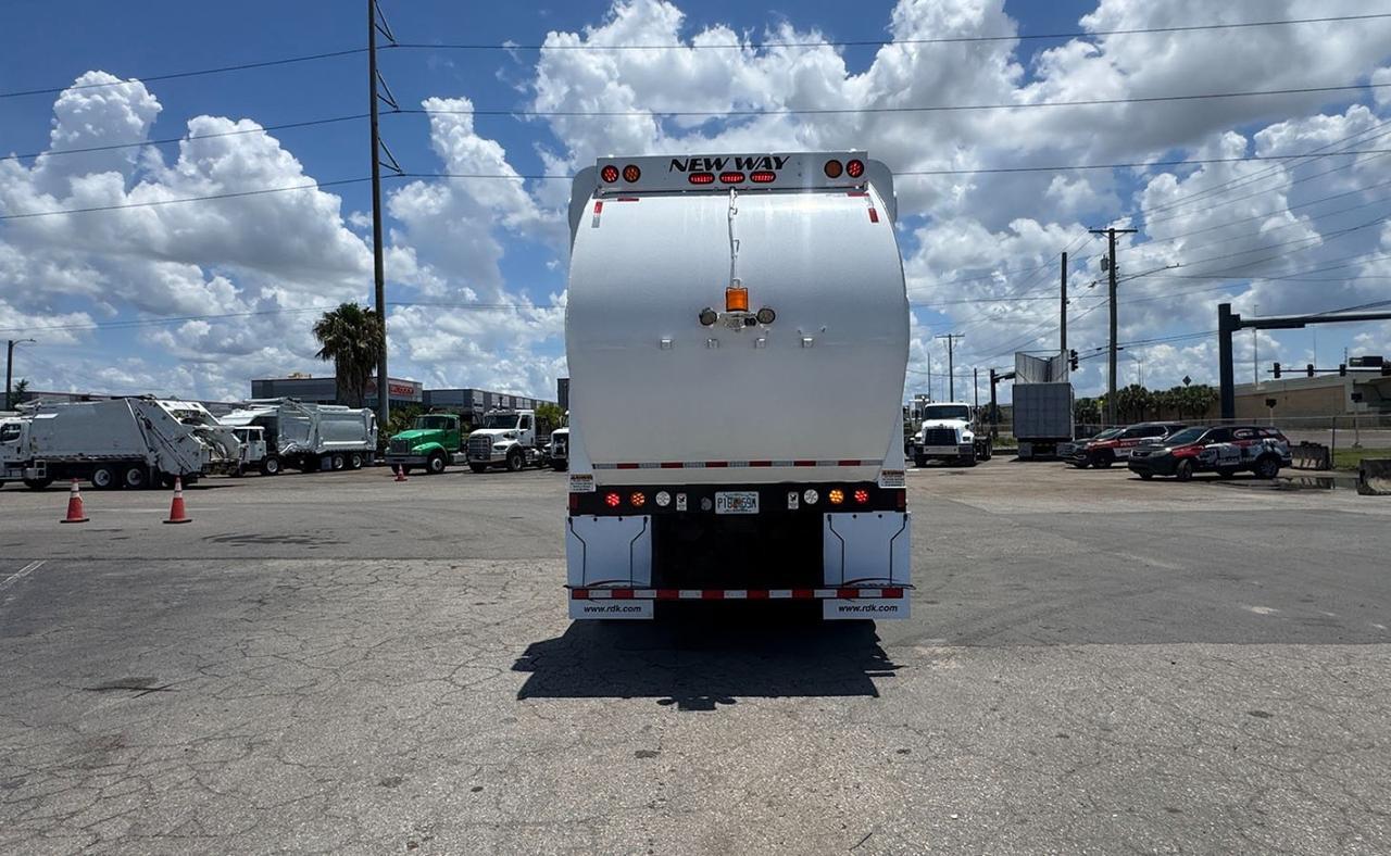 2018 Mack LR613 31 Yard New Way Side Loader Garbage Truck Tampa FL