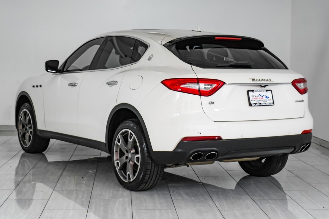 2018 Maserati Levante Q4 AWD BLIND SPOT NAVIGATION PANORAMA LEATHER SEATS REAR CAMERA KEYLESS START Carrollton TX