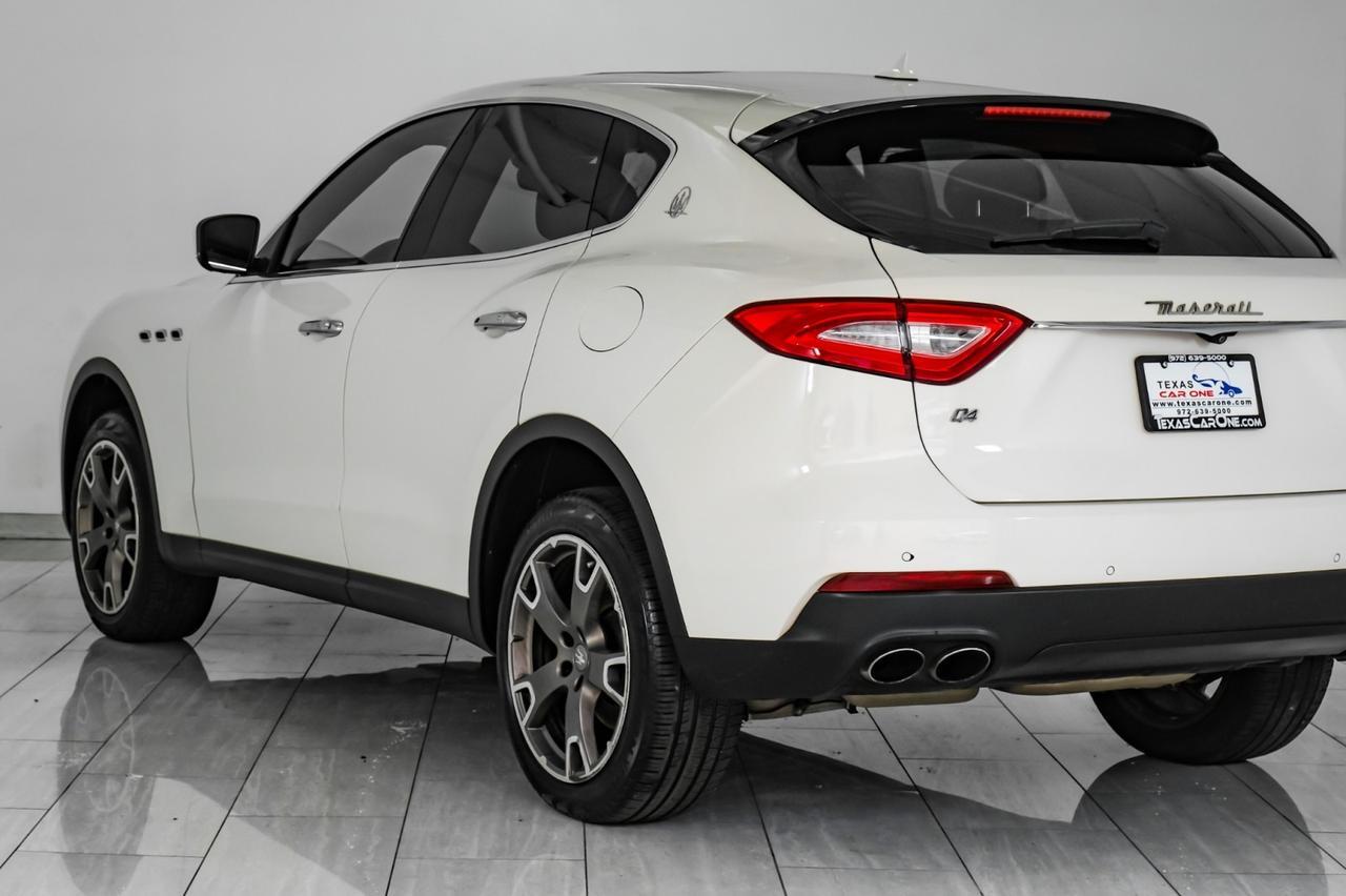 2018 Maserati Levante Q4 AWD BLIND SPOT NAVIGATION PANORAMA LEATHER SEATS REAR CAMERA KEYLESS START Carrollton TX