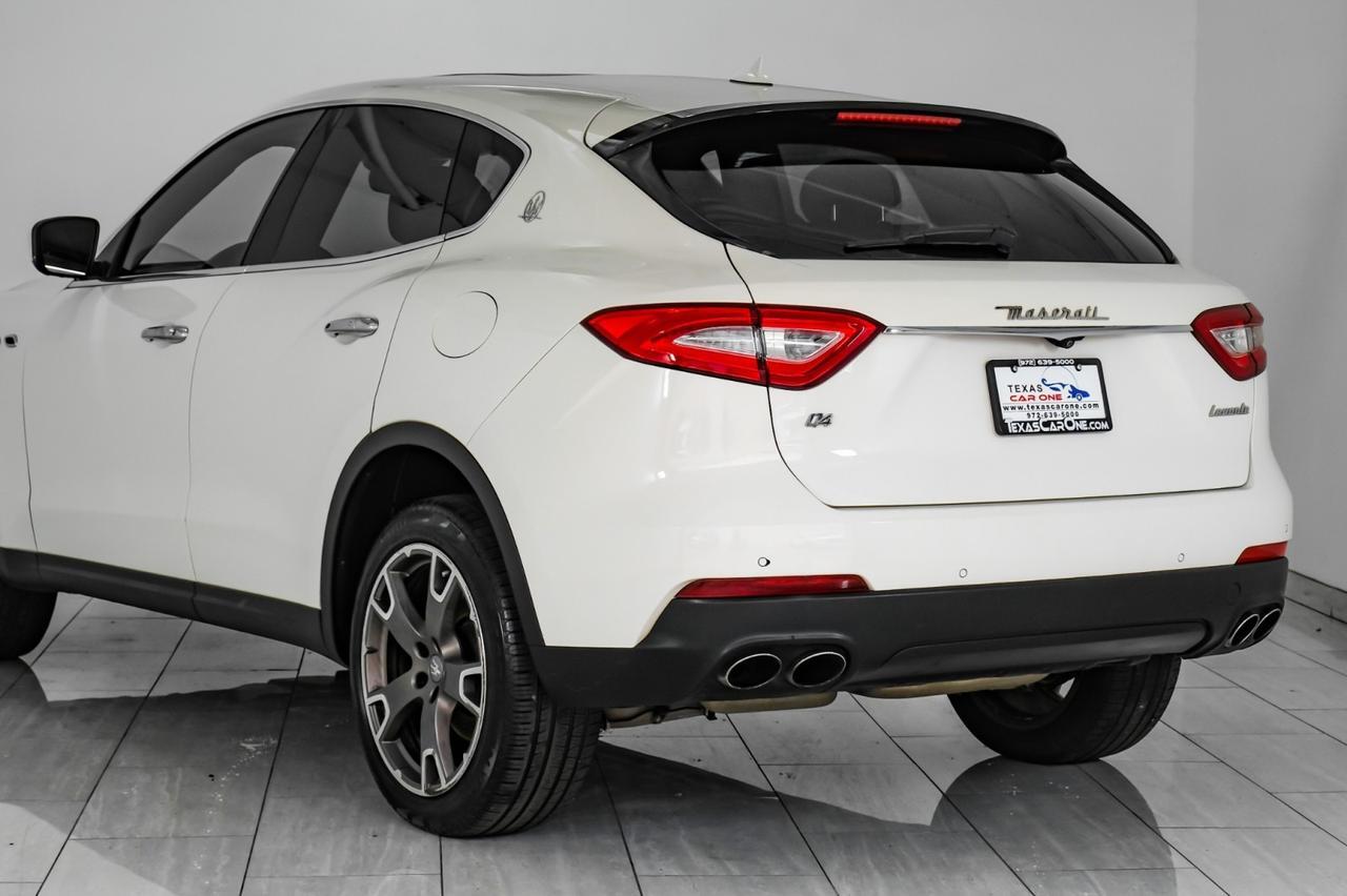 2018 Maserati Levante Q4 AWD BLIND SPOT NAVIGATION PANORAMA LEATHER SEATS REAR CAMERA KEYLESS START Carrollton TX
