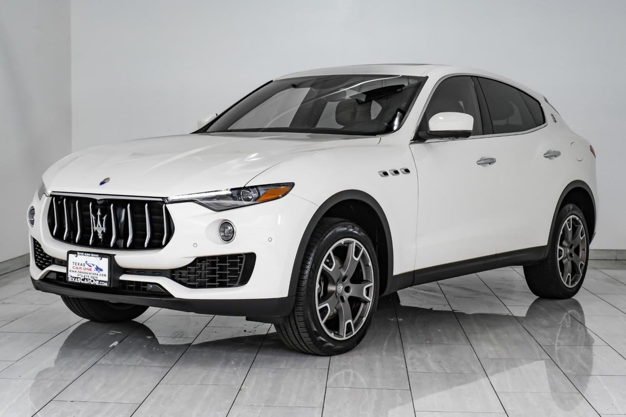 2018 Maserati Levante Q4 AWD BLIND SPOT NAVIGATION PANORAMA LEATHER SEATS REAR CAMERA KEYLESS START Carrollton TX