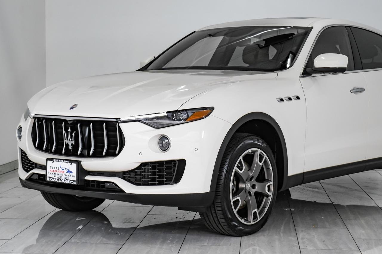 2018 Maserati Levante Q4 AWD BLIND SPOT NAVIGATION PANORAMA LEATHER SEATS REAR CAMERA KEYLESS START Carrollton TX