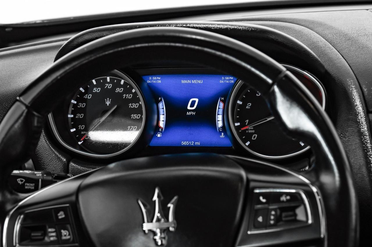 2018 Maserati Levante Q4 AWD BLIND SPOT NAVIGATION PANORAMA LEATHER SEATS REAR CAMERA KEYLESS START Carrollton TX