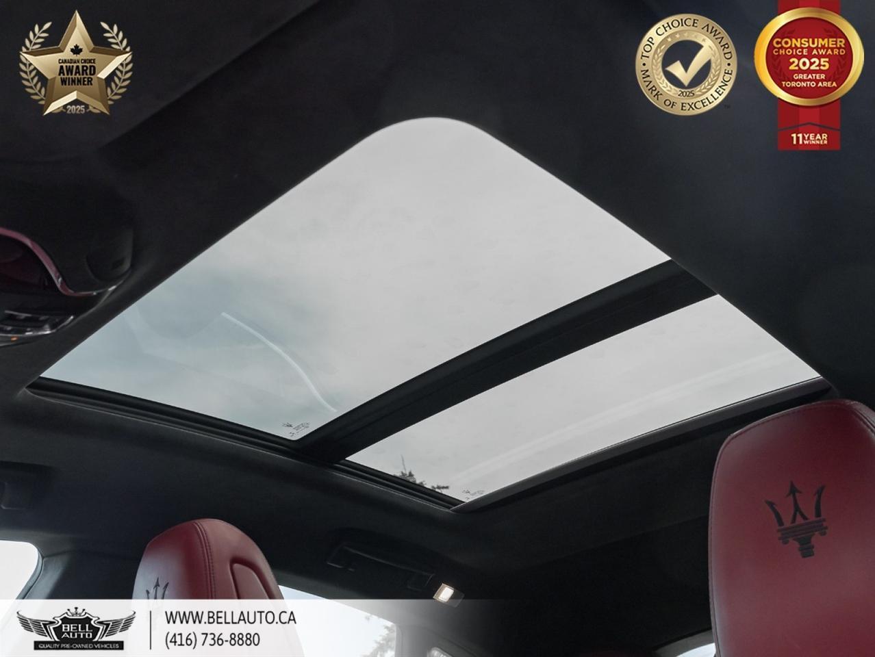 2018 Maserati Levante Sport GRANSPORT | REDLEATHER | CARBONFIBER | PANORAMICROOF | POWER&MEMORYSEATS | XENONHEADLIGHTS Toronto ON