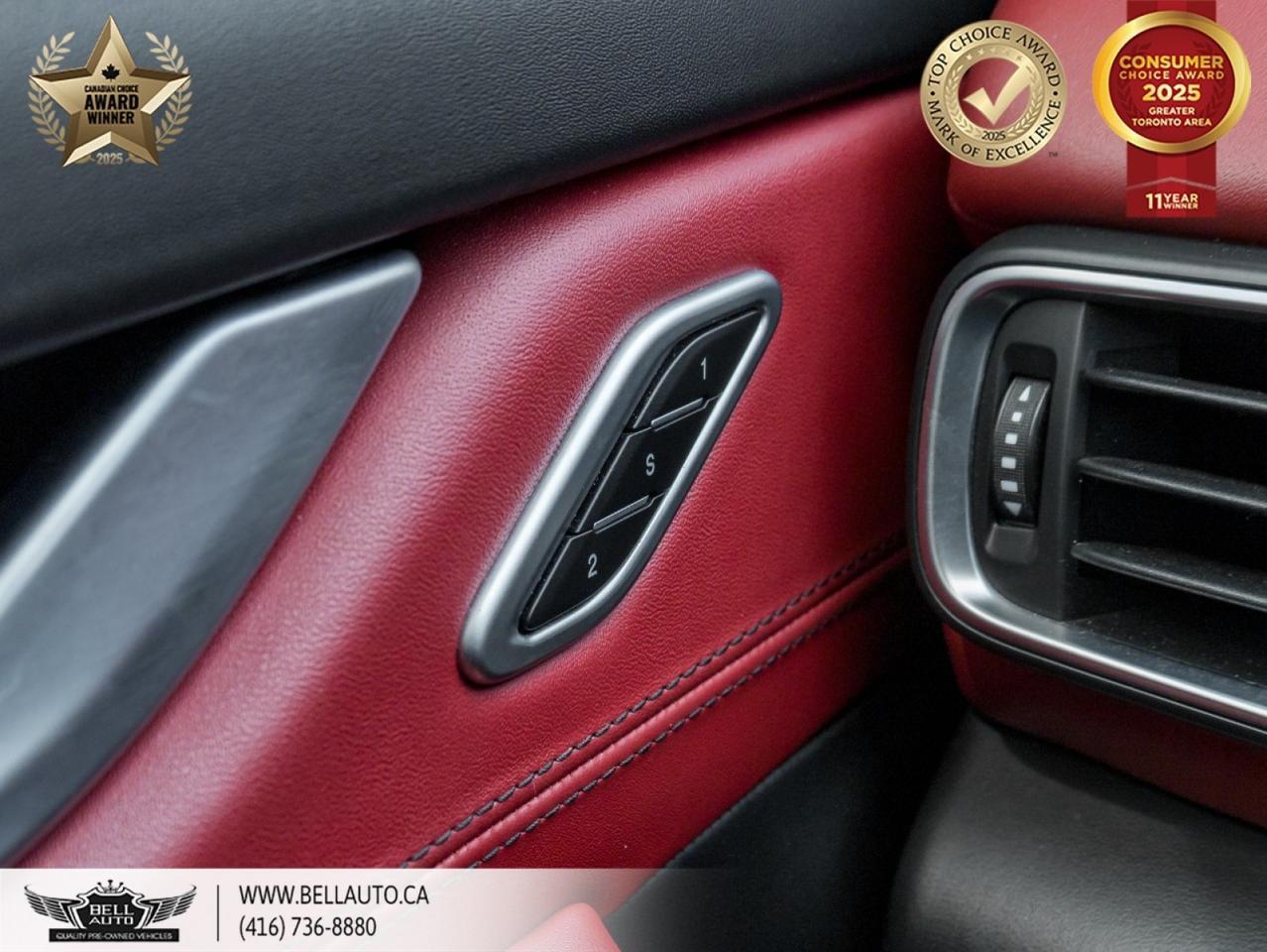2018 Maserati Levante Sport GRANSPORT | REDLEATHER | CARBONFIBER | PANORAMICROOF | POWER&MEMORYSEATS | XENONHEADLIGHTS Toronto ON