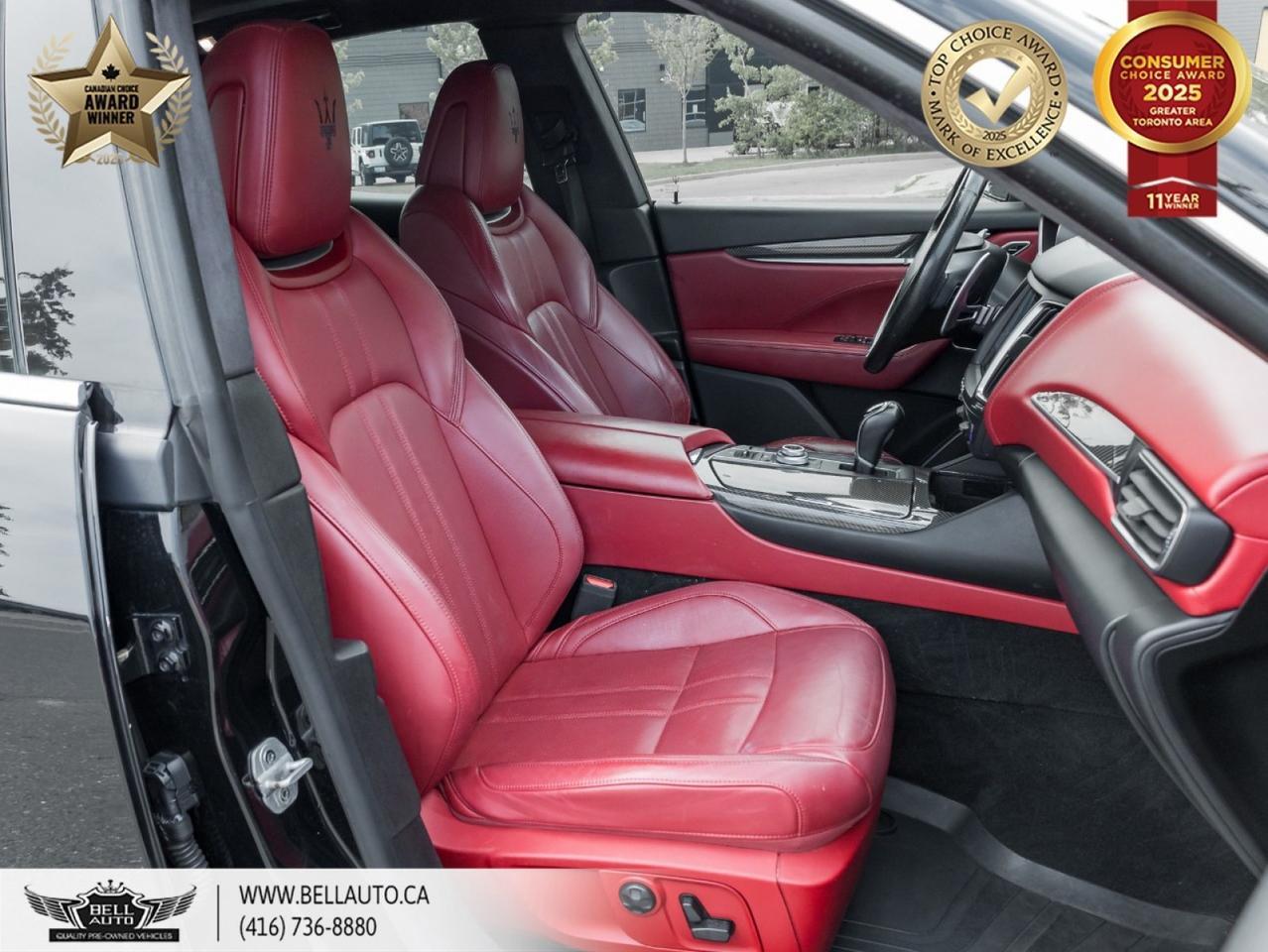 2018 Maserati Levante Sport GRANSPORT | REDLEATHER | CARBONFIBER | PANORAMICROOF | POWER&MEMORYSEATS | XENONHEADLIGHTS Toronto ON