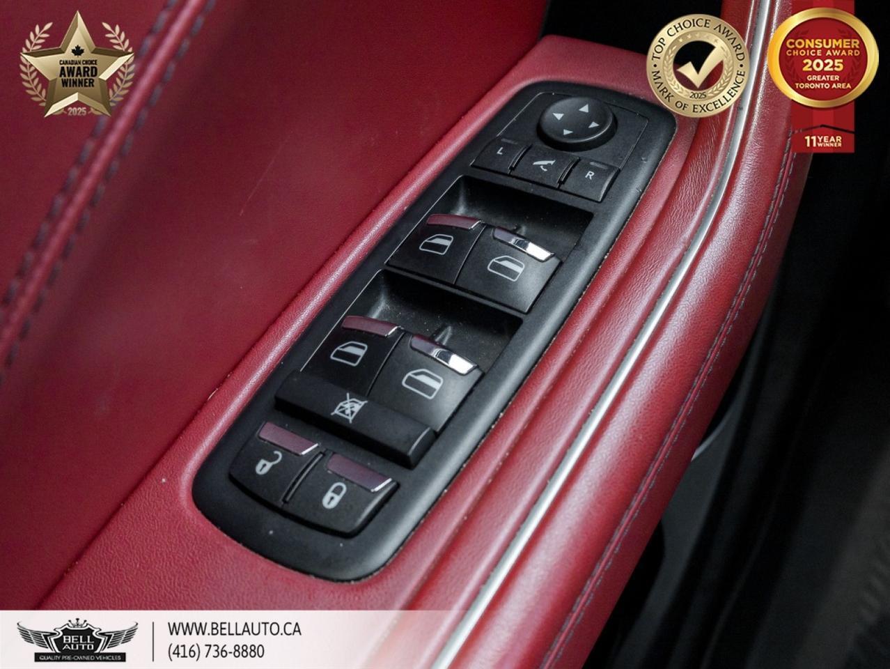 2018 Maserati Levante Sport GRANSPORT | REDLEATHER | CARBONFIBER | PANORAMICROOF | POWER&MEMORYSEATS | XENONHEADLIGHTS Toronto ON