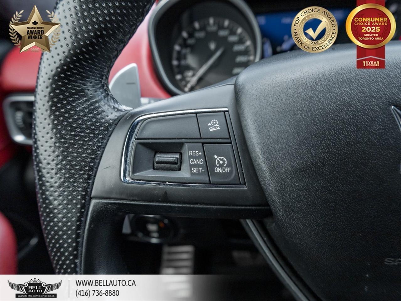 2018 Maserati Levante Sport GRANSPORT | REDLEATHER | CARBONFIBER | PANORAMICROOF | POWER&MEMORYSEATS | XENONHEADLIGHTS Toronto ON
