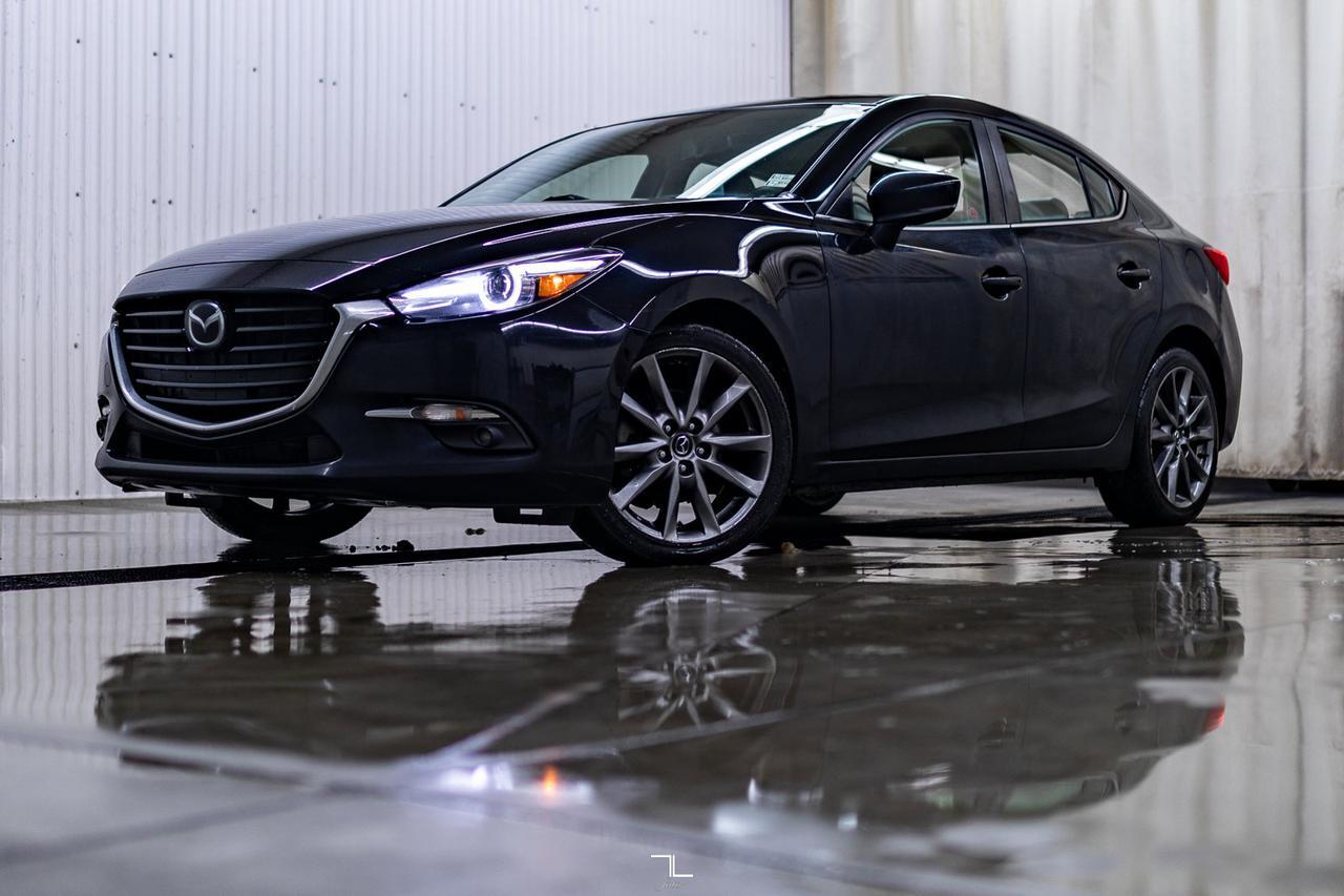 2018 Mazda 3 GT Sedan Manual Leather Roof Nav Red Deer AB