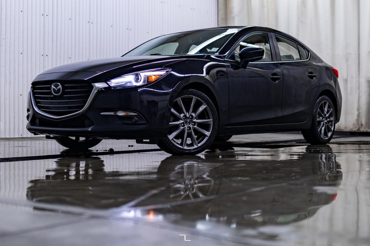 2018 Mazda 3 GT Sedan Manual Leather Roof Nav Red Deer AB