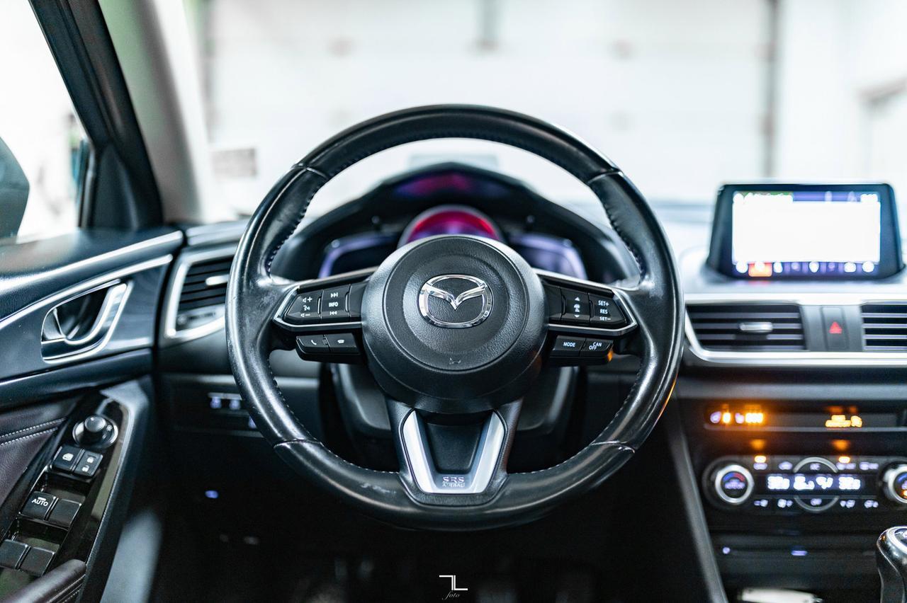 2018 Mazda 3 GT Sedan Manual Leather Roof Nav Red Deer AB