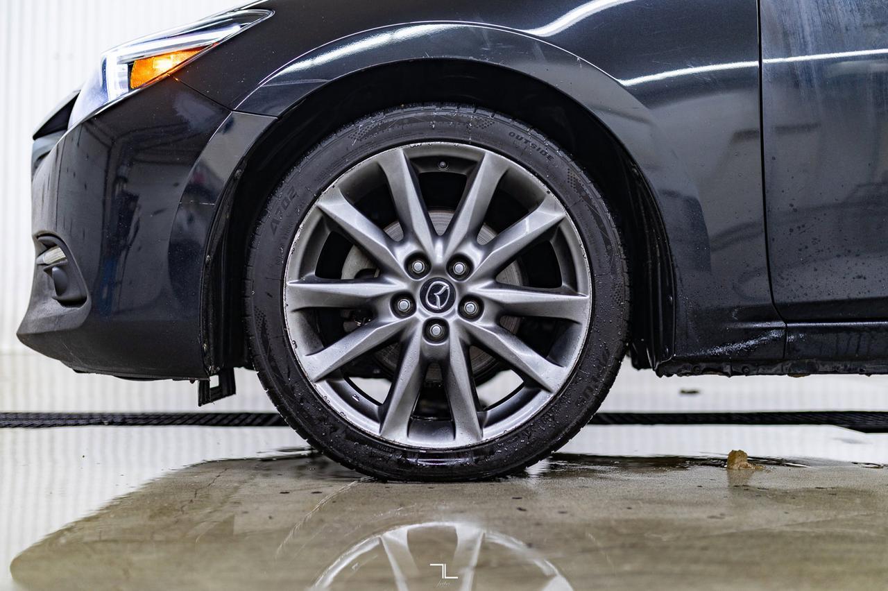 2018 Mazda 3 GT Sedan Manual Leather Roof Nav Red Deer AB