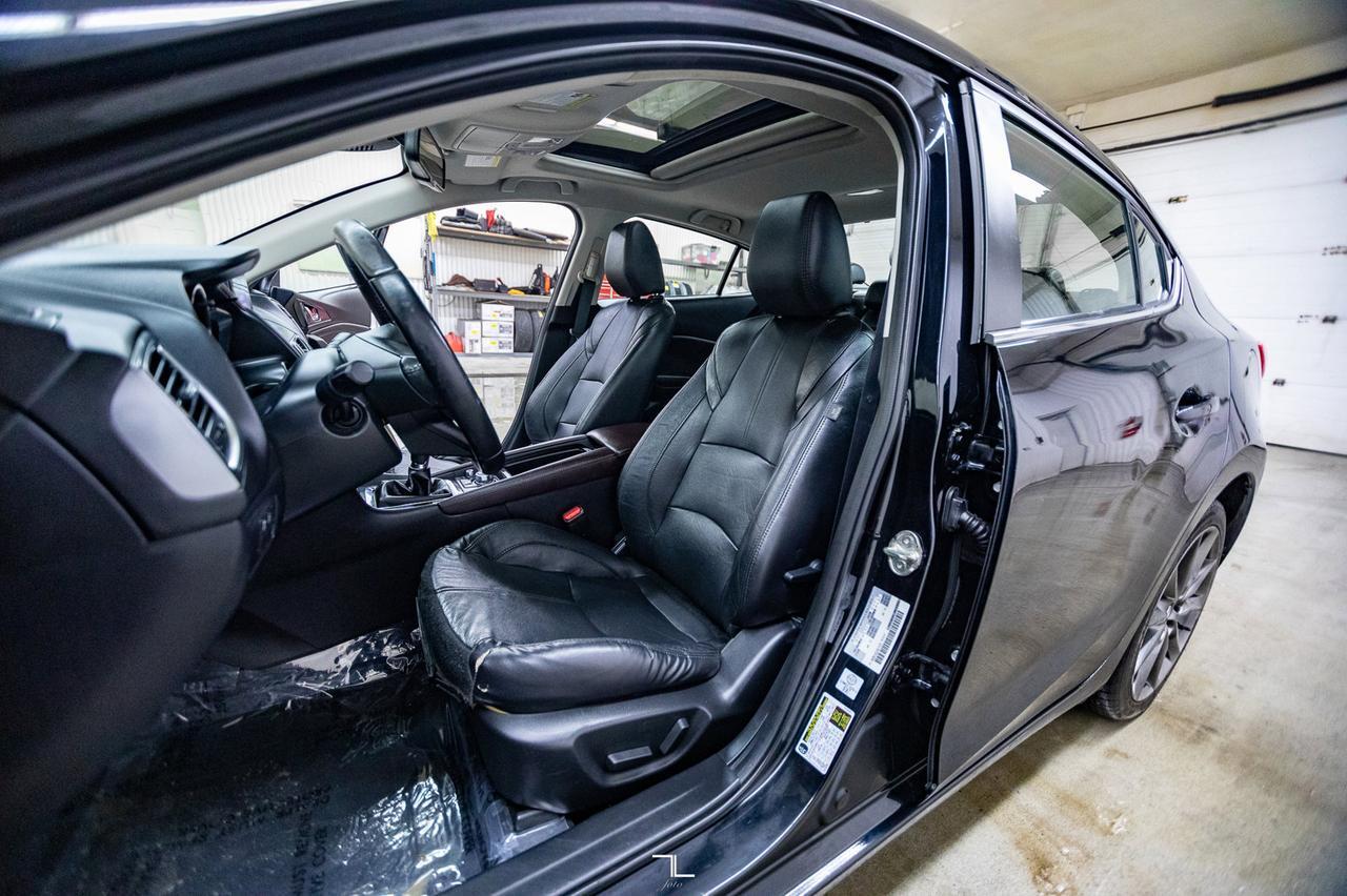 2018 Mazda 3 GT Sedan Manual Leather Roof Nav Red Deer AB