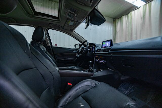 2018 Mazda 3 GT Sedan Manual Leather Roof Nav Red Deer AB