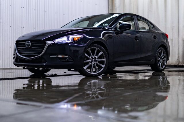 2018 Mazda 3 GT Sedan Manual Leather Roof Nav Red Deer AB