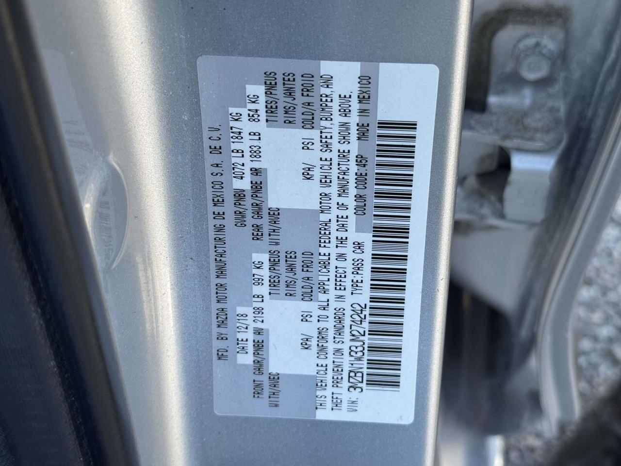 2018 Mazda Mazda3 4-Door Grand Touring San Clemente CA