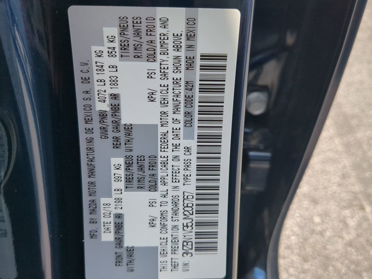 2018 Mazda Mazda3 4-Door Touring Winder GA