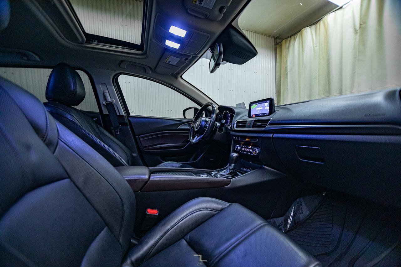 2018 Mazda Mazda3 GT Leather Nav Roof BCam Red Deer AB