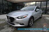 2018 Mazda Mazda3 Touring / Automatic / Power & Heated Leather Seats / Bluetooth / AUX & USB Input / Back Up Camera / Cruise Control / Air Conditioning / Keyless Entry & Start / Block Heater / 35 MPG