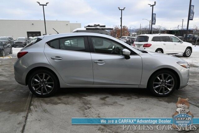 2018 Mazda Mazda3 Touring / Automatic / Power & Heated Leather Seats / Bluetooth / AUX & USB Input / Back Up Camera / Cruise Control / Air Conditioning / Keyless Entry & Start / Block Heater / 35 MPG Anchorage AK 2018 Mazda Mazda3 Touring / Automatic / Power & Heated Leather Seats / Bluetooth / AUX & USB Input / Back Up Camera / Cruise Control / Air Conditioning / Keyless Entry & Start / Block Heater / 35 MPG Anchorage AK