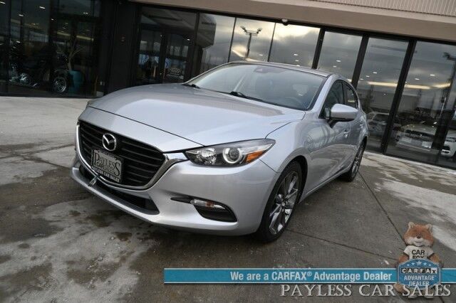 2018 Mazda Mazda3 Touring / Automatic / Power & Heated Leather Seats / Bluetooth / AUX & USB Input / Back Up Camera / Cruise Control / Air Conditioning / Keyless Entry & Start / Block Heater / 35 MPG Anchorage AK 2018 Mazda Mazda3 Touring / Automatic / Power & Heated Leather Seats / Bluetooth / AUX & USB Input / Back Up Camera / Cruise Control / Air Conditioning / Keyless Entry & Start / Block Heater / 35 MPG Anchorage AK