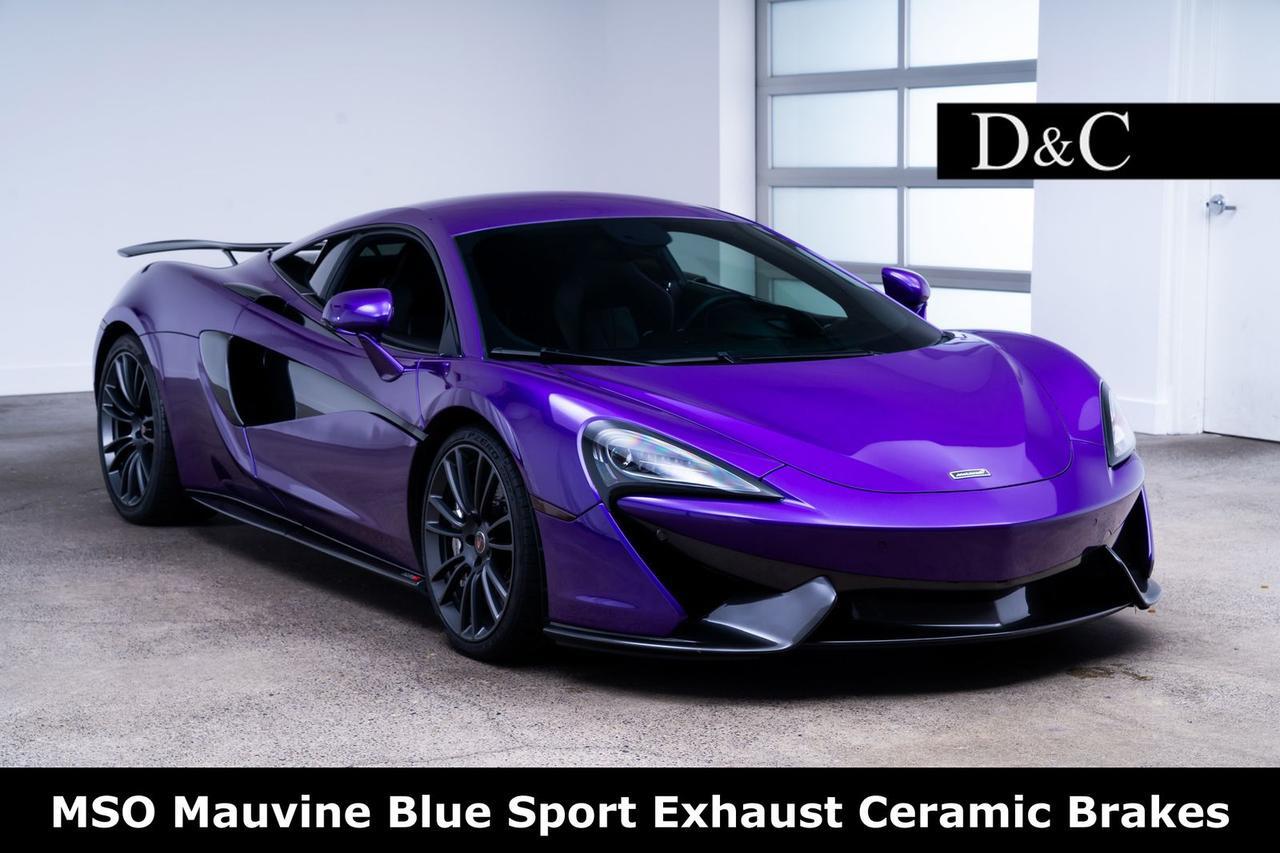 2018 McLaren 570S Base MSO Mauvine Blue Sport Exhaust Ceramic Brakes