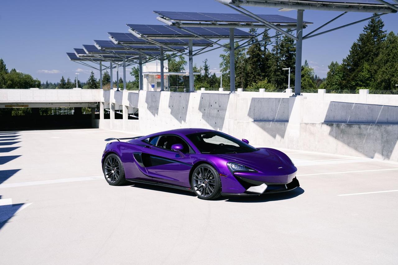 2018 McLaren 570S Base MSO Mauvine Blue Sport Exhaust Ceramic Brakes Portland OR