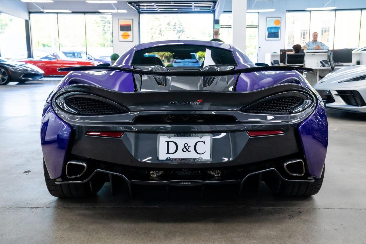 2018 McLaren 570S Base MSO Mauvine Blue Sport Exhaust Ceramic Brakes Portland OR