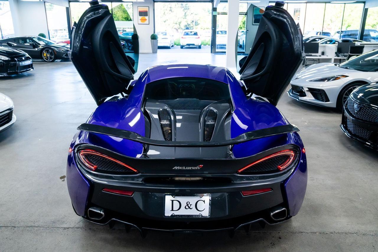 2018 McLaren 570S Base MSO Mauvine Blue Sport Exhaust Ceramic Brakes Portland OR