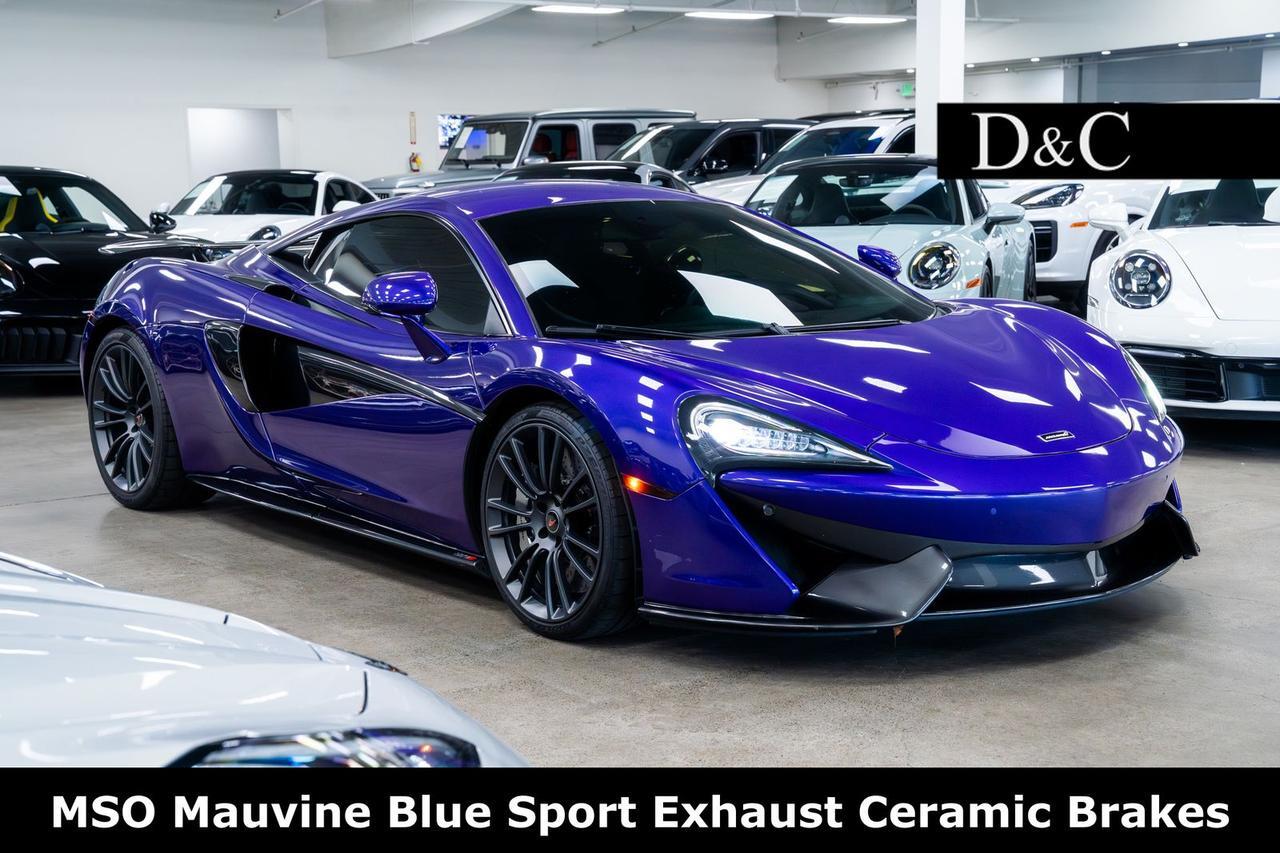 2018 McLaren 570S Base MSO Mauvine Blue Sport Exhaust Ceramic Brakes