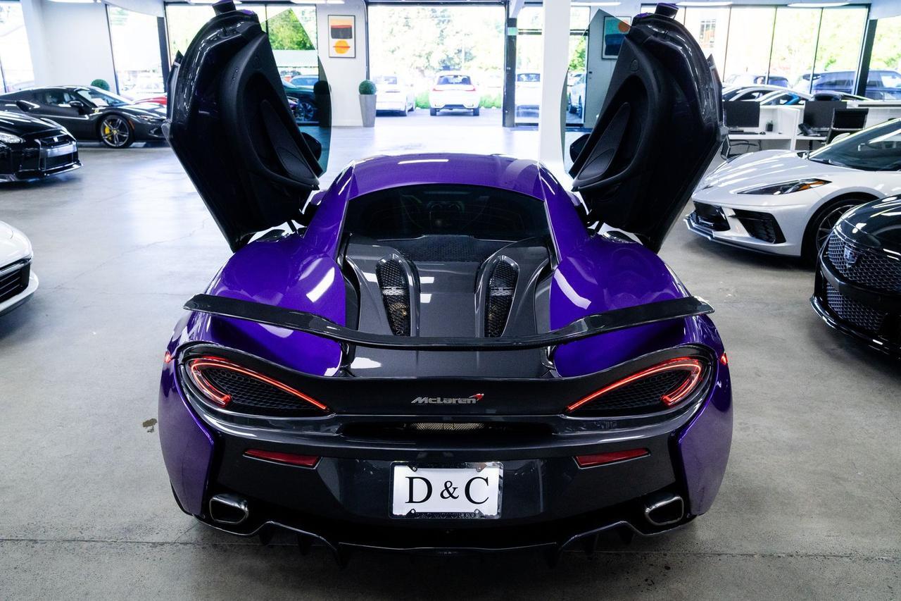 2018 McLaren 570S Base MSO Mauvine Blue Sport Exhaust Ceramic Brakes Portland OR